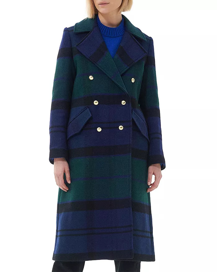 Marlene Tartan Double Breasted Coat | Bloomingdale's (US)