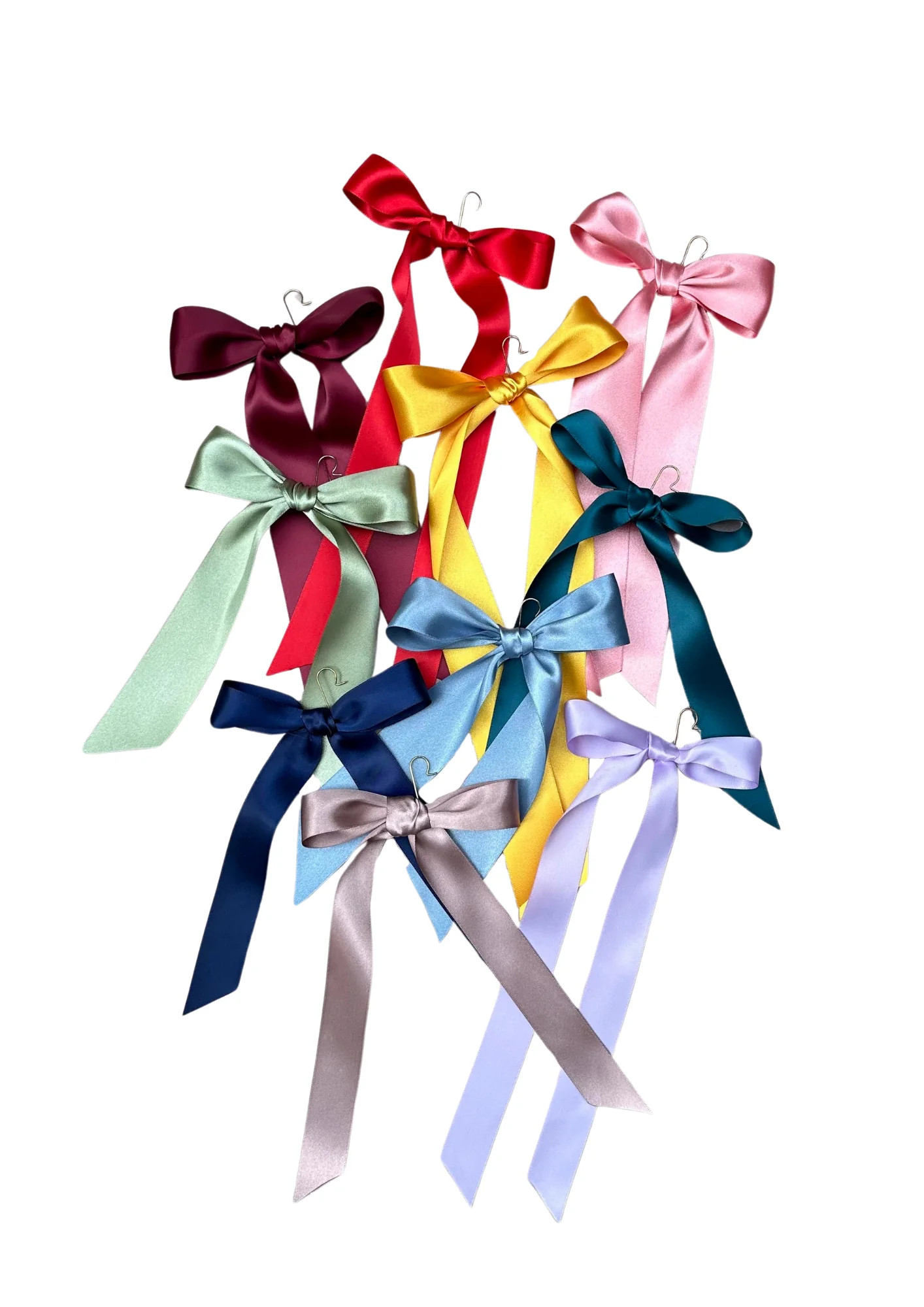 Multi-colored Christmas Bow Ornaments | Nicola Bathie Jewelry