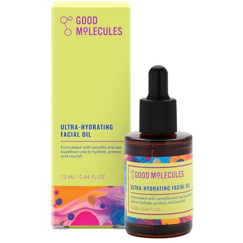Good Molecules Ultra-Hydrating Facial Oil - Moisturizing, Facial Oil for Dewy Glow - Skincare for Face with Sea Buckthorn and Camellia Oil | Amazon (US)