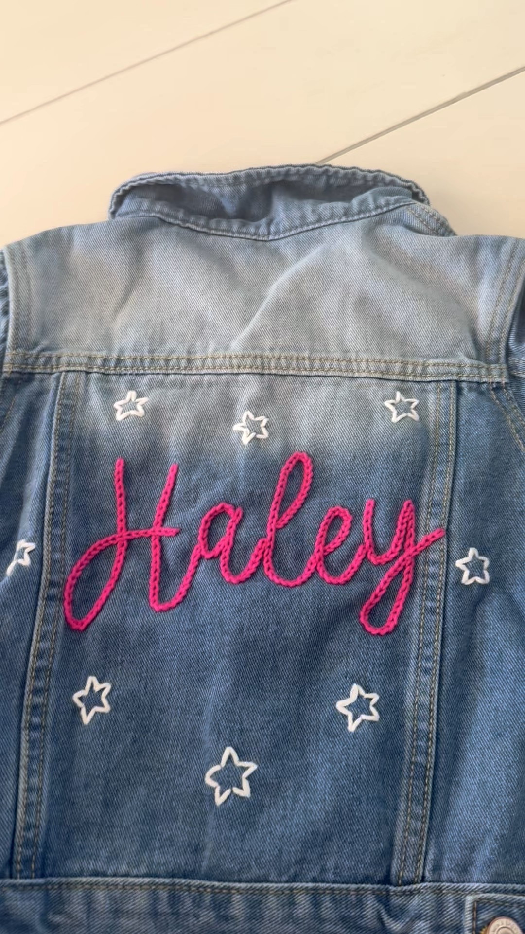My go to gift for my son’s friends’ birthday presents! This custom embroidered jean jacket is a crowd pleaser and is so thoughtful !

#LTKKids
