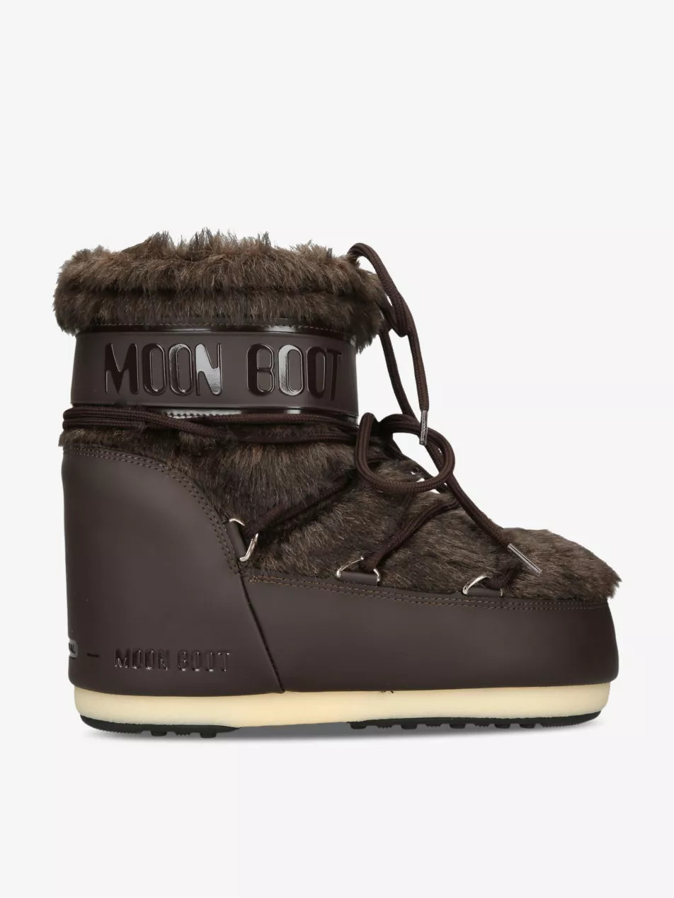 Icon faux fur-trim woven snow boots | Selfridges