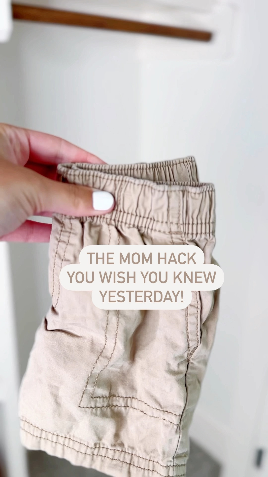 This idea is genius and the hooks can also be used to hang window curtains in your home. Love anything that is useful and can be used in more than one way!

Mom Hacks | Mom finds | Mom Tips & Tricks | Closet Organization | Baby finds | Toddler Finds

#LTKKids #LTKHome #LTKVideo