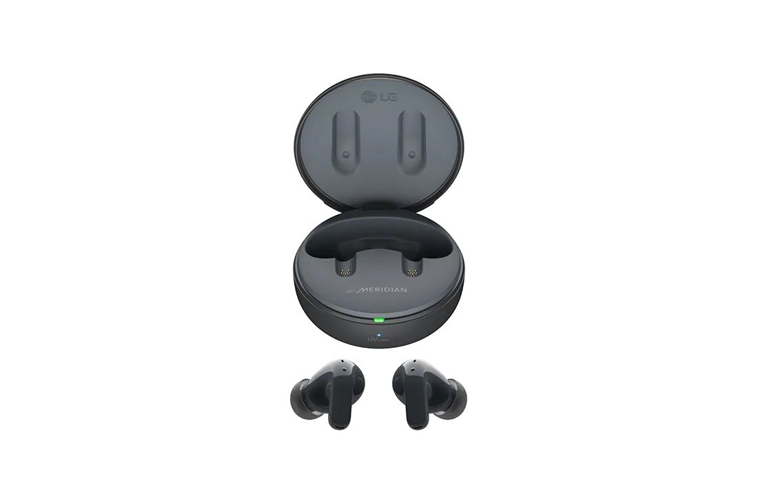 LG  TONE Free® T60 - Premium Graphene Driver ANC True Wireless Bluetooth Earbuds, Black (TONE-T6... | LG Electronics