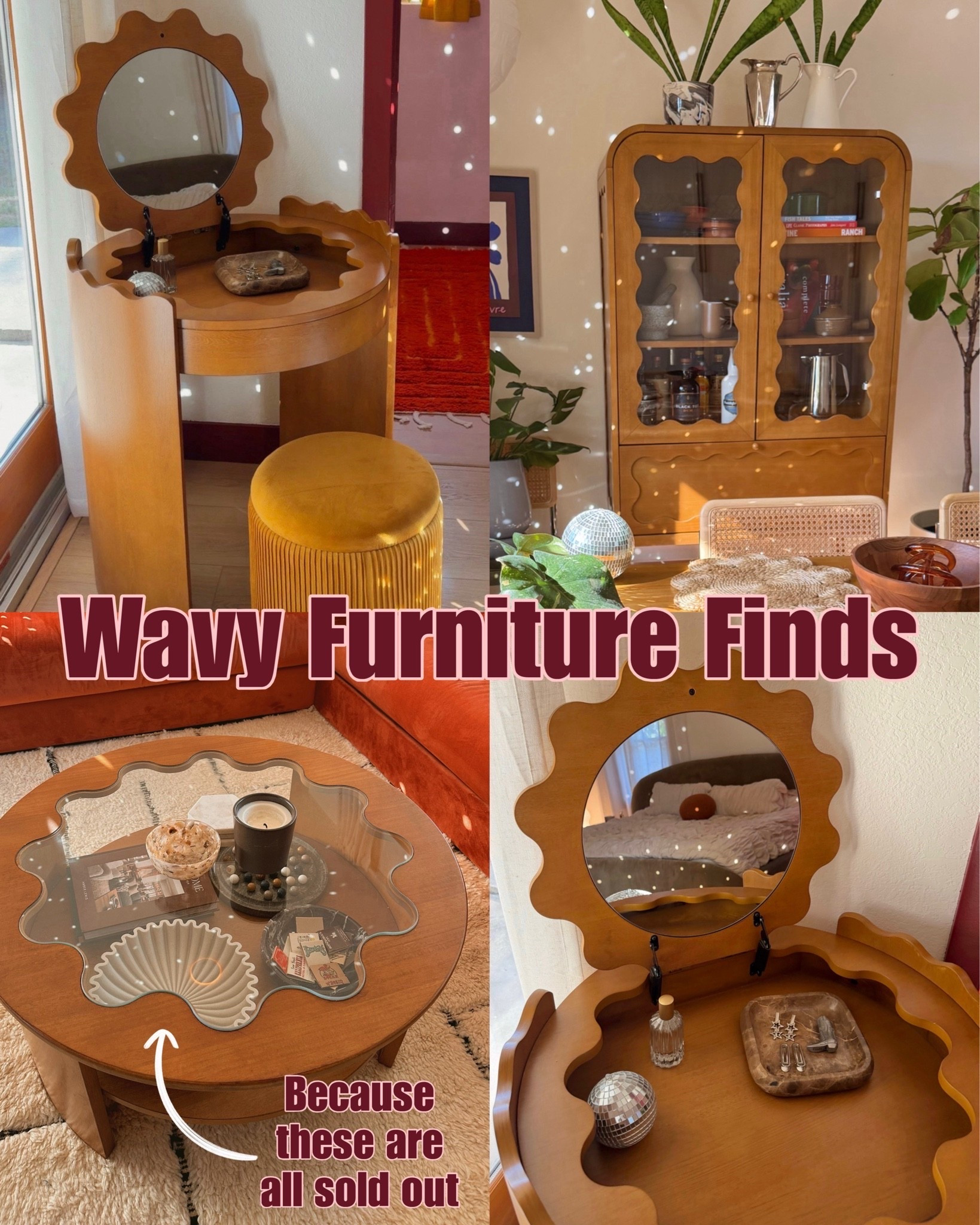 These wavy furniture finds are all sold out so I found some similar finds!!!!!

#LTKHome