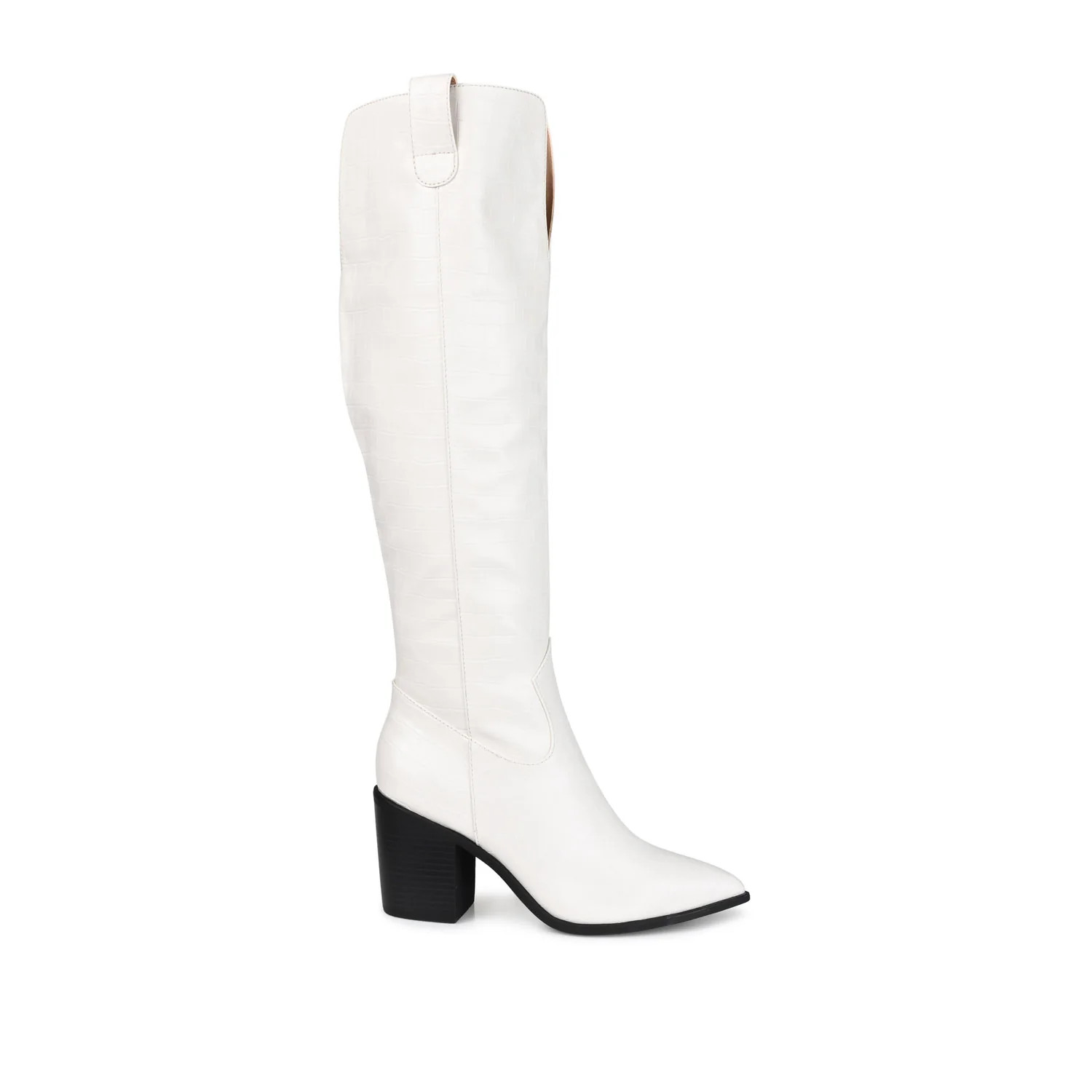 THERESE COWGIRL BOOTS IN X-WIDE CALF | Journee Collection
