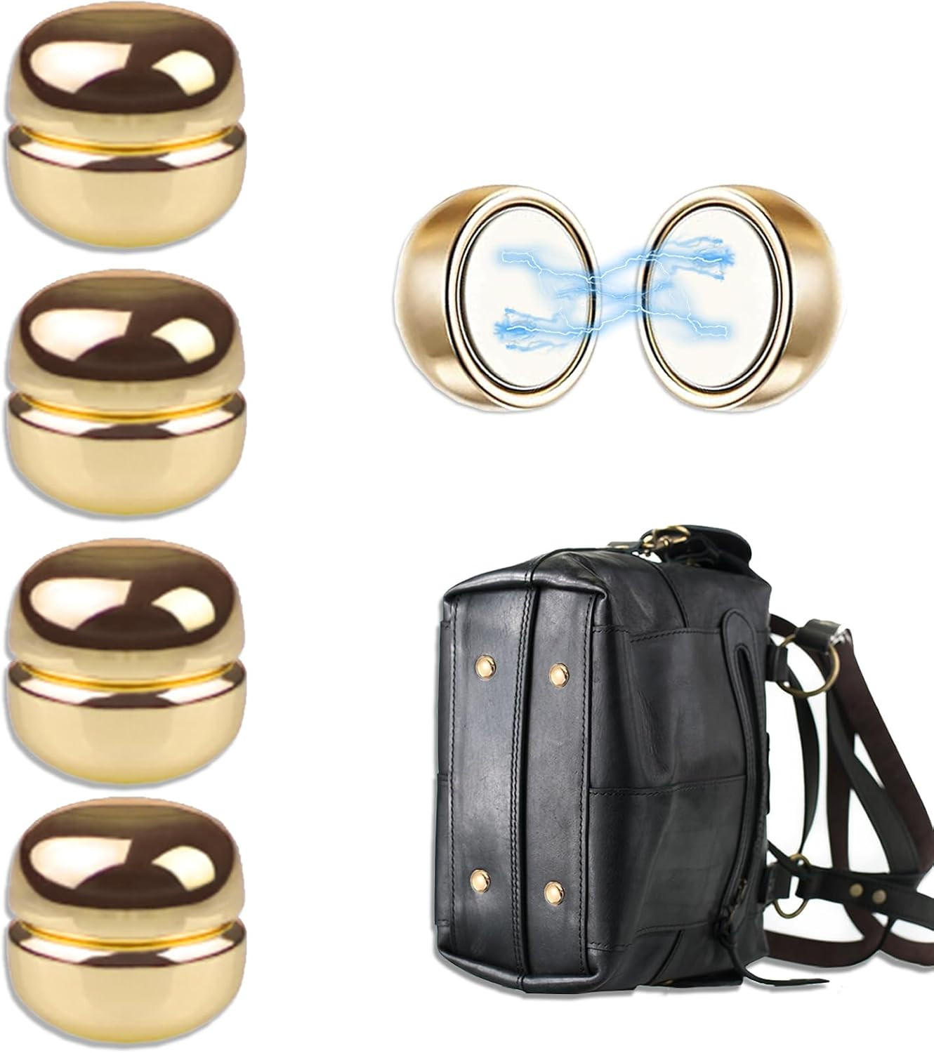 Magnetic Purse Feet for Handbags,Multiuse Hijab Scarf Magnets Clips,Magnetic Handbag Heels,Purse Accessories,Perfect Gifts for Women | Amazon (US)