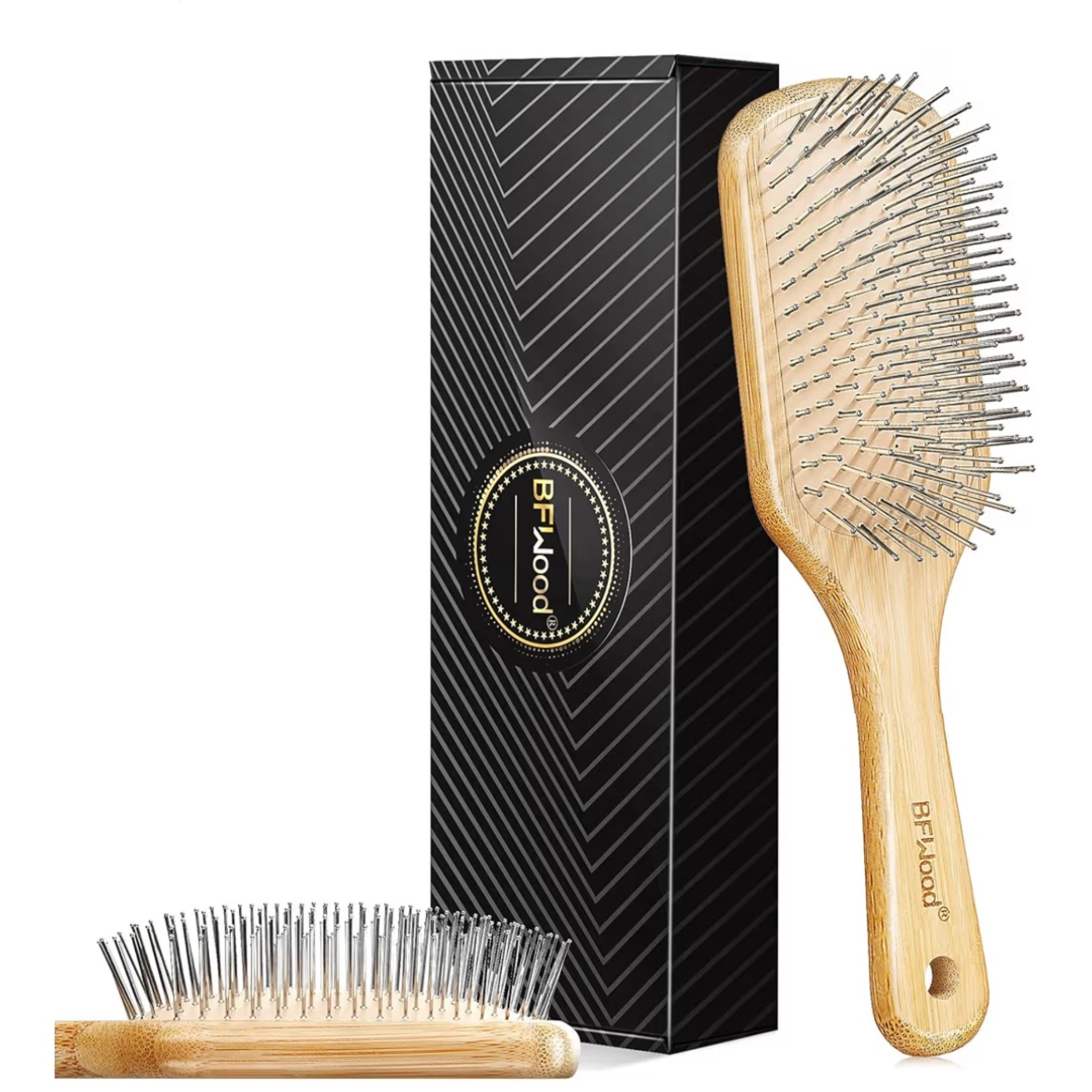My bamboo brush with steel bristles to help with hair growth and scalp massage 

#LTKBeauty #LTKgrwm #LTKselfcare