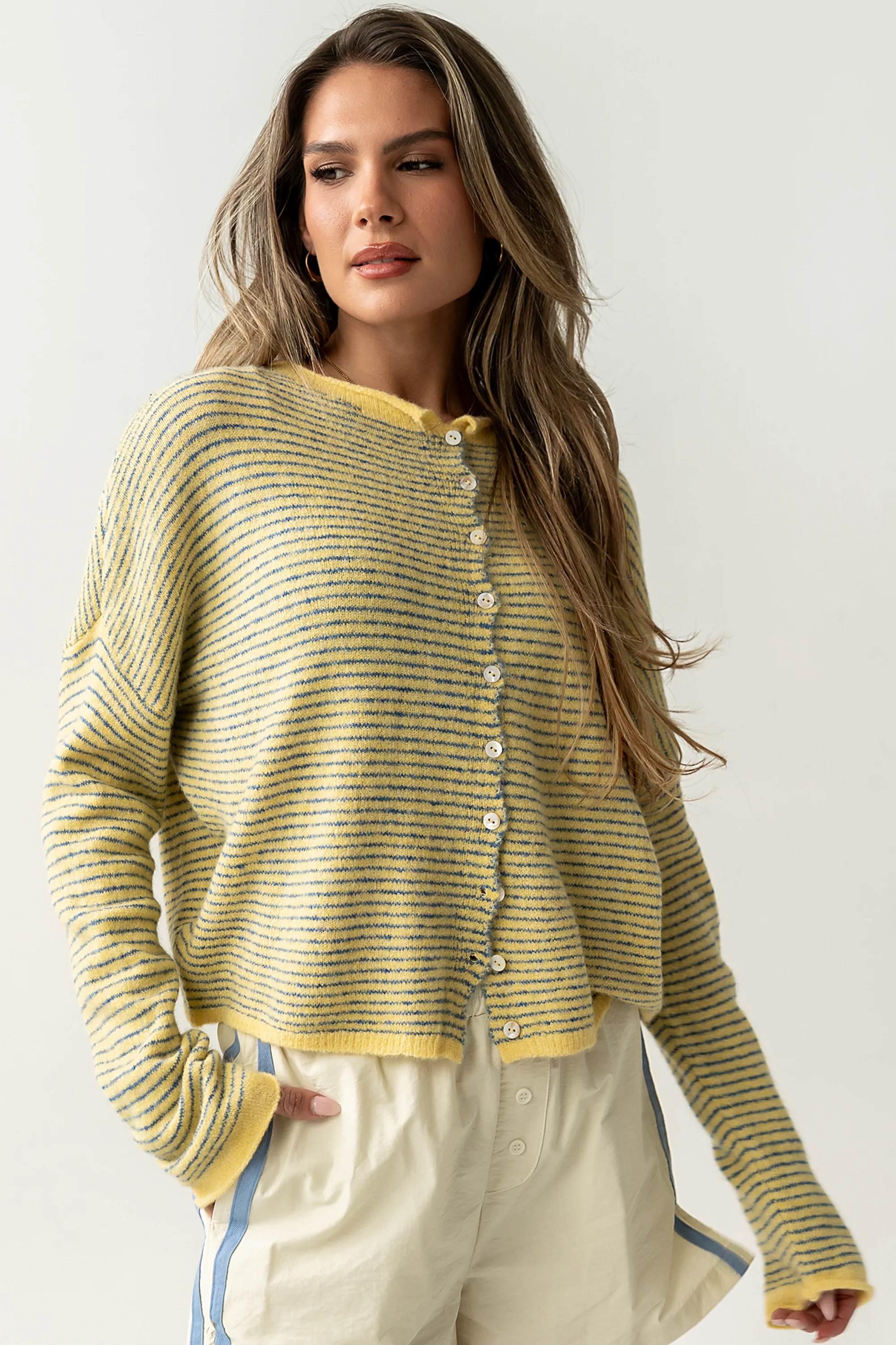 Lizzy Striped Cardigan | Böhme US