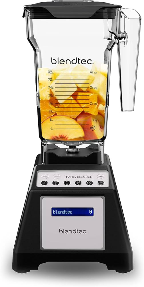 Blendtec Total Blender Classic - Includes FourSide Jar (75 oz) - 10-Speed Professional-Grade Coun... | Amazon (US)
