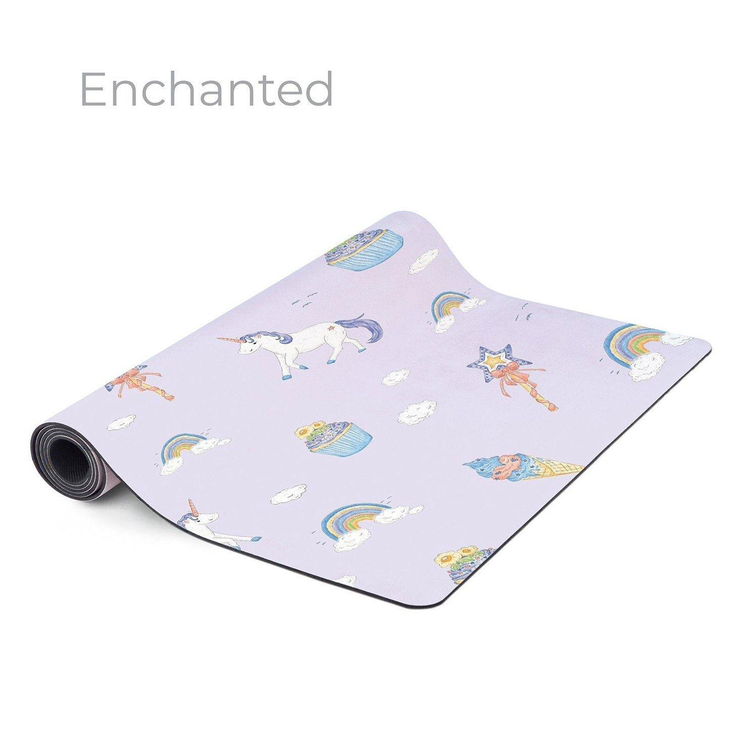Mindful & Co Kids | Printed Kids Yoga Mat: Enchanted - Purple / One Size | Janie and Jack
