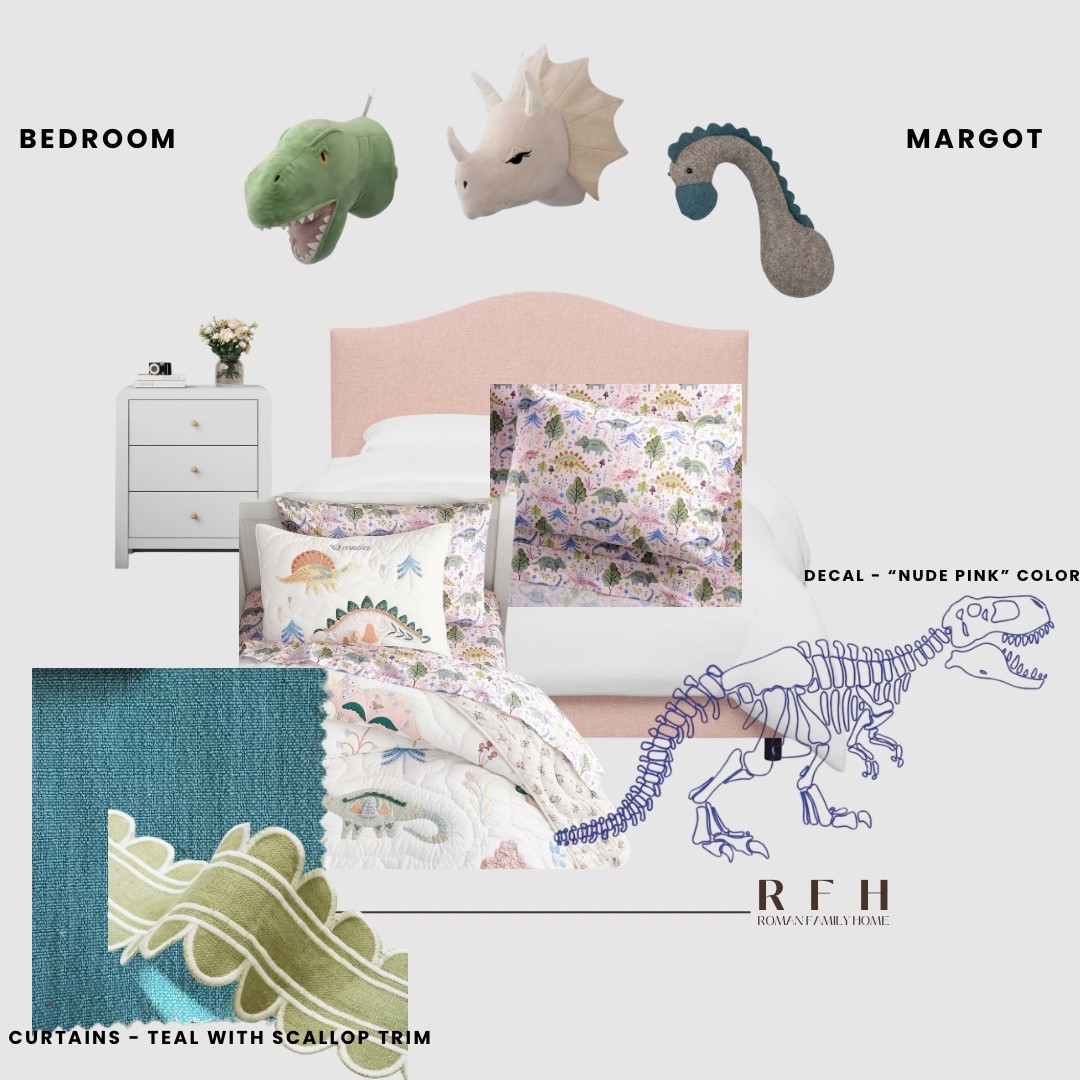 Progress on my daughters dinosaur themed bedroom 

#LTKHome #LTKKids