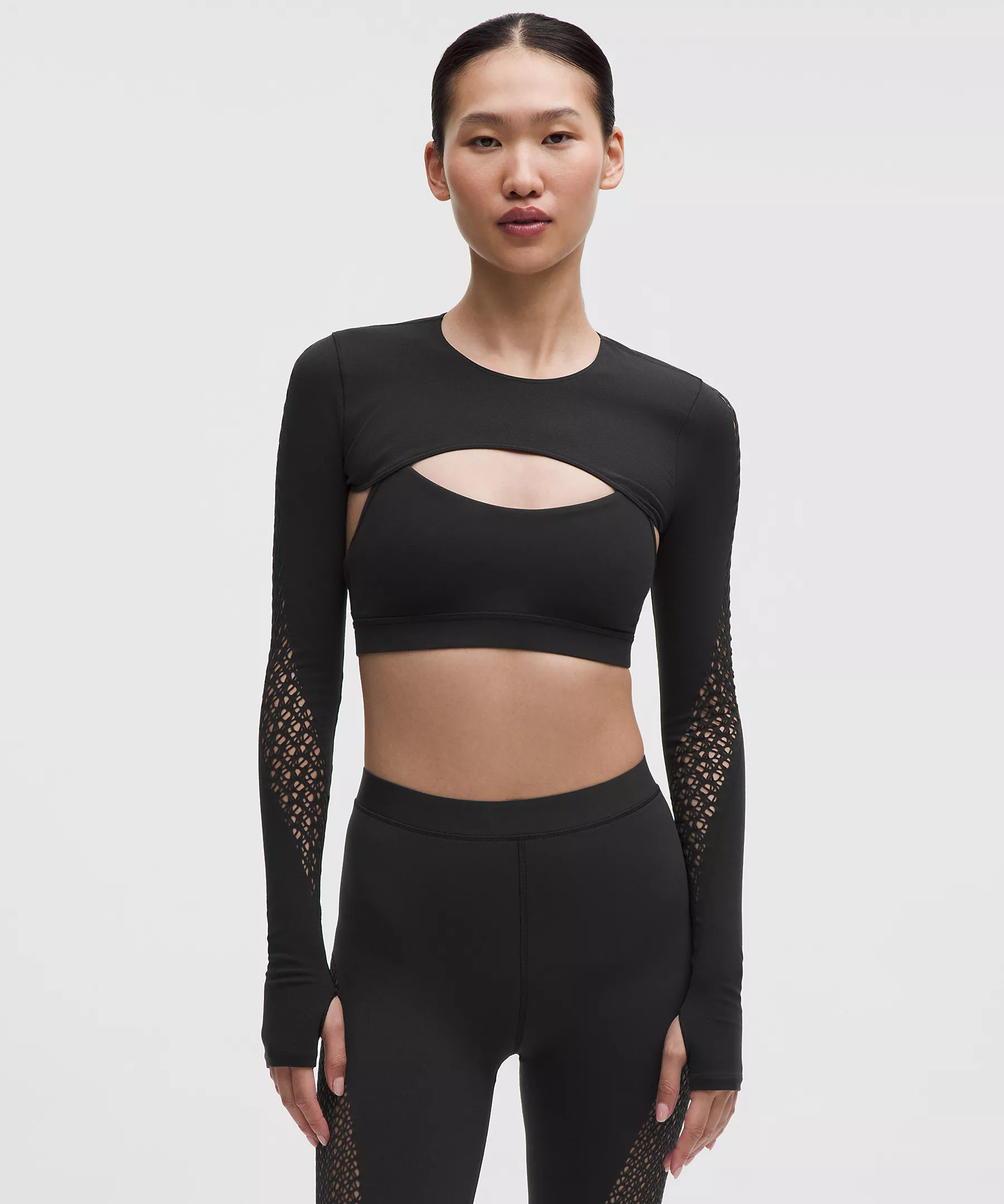 RevealKnit Interlace Long-Sleeve Shrug | Lululemon (US)