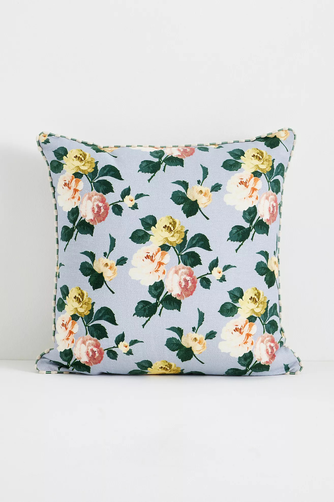 Maeve Cotton Printed Floral Pillow | Anthropologie (US)