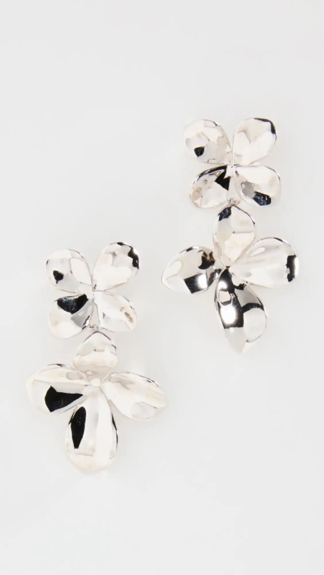 Double Flower Drop Earrings | Shopbop