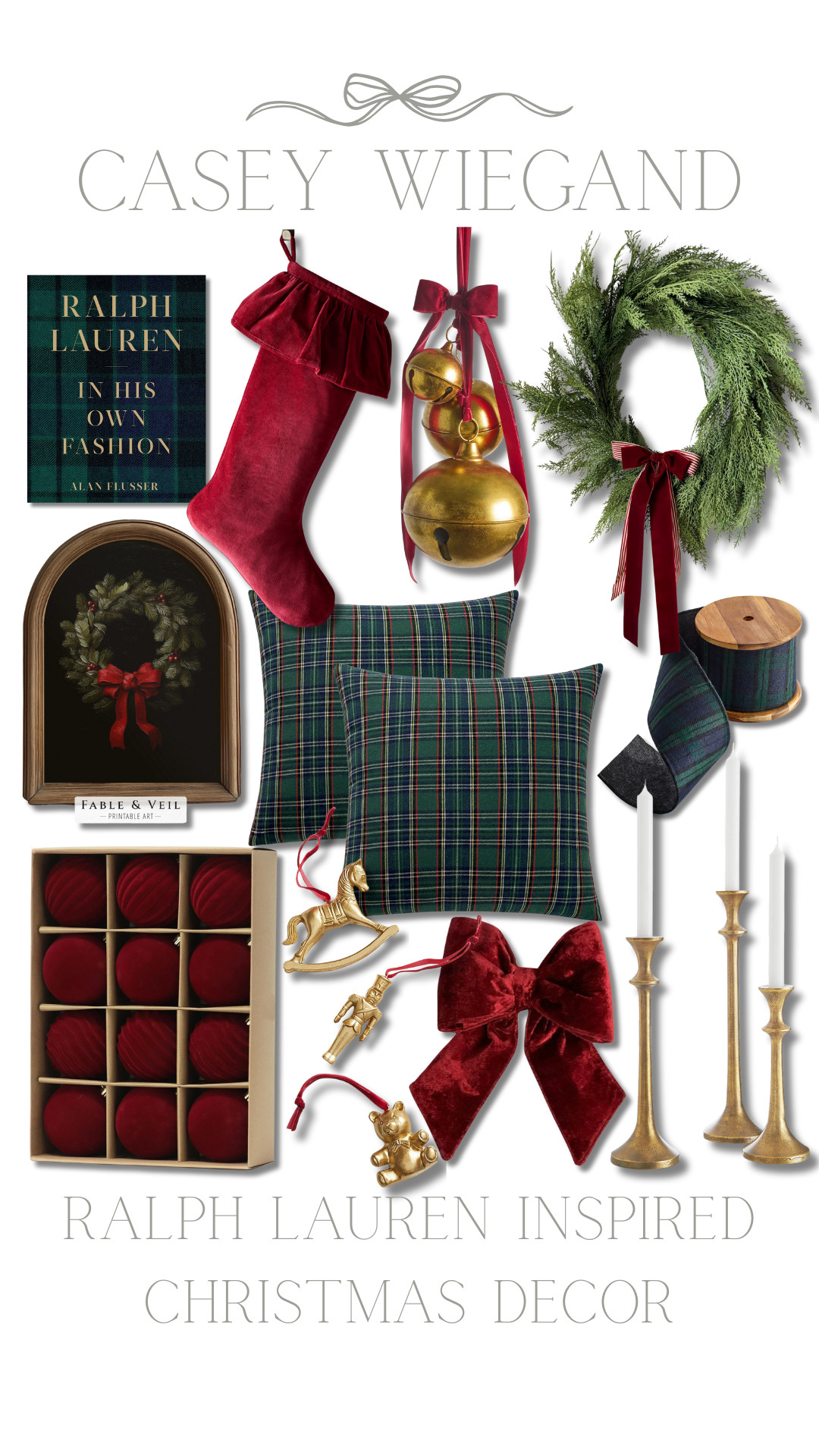 Classic Christmas, the Ralph Lauren way! Timeless plaids, rich textures, and that cozy lodge feel — holiday decorating never looked so elegant! #RalphLaurenHome #HolidayDecor #LTKHome 

 