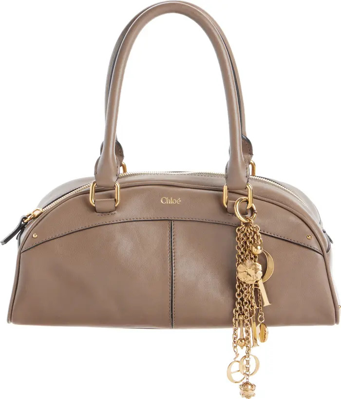 Bowling Leather Handheld Bag | Nordstrom
