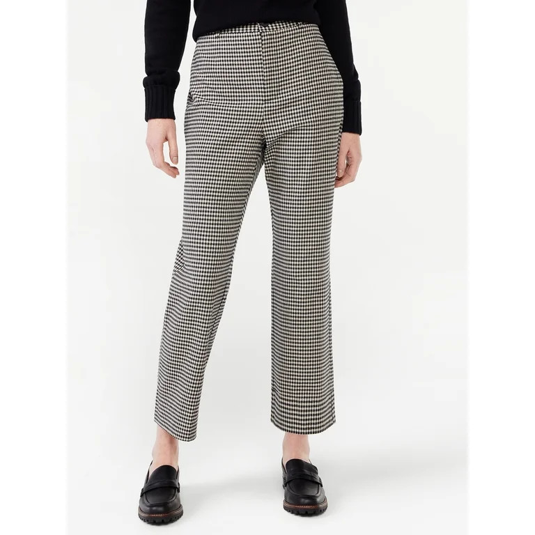 Free Assembly Women's Crop Kick Flare Trousers - Walmart.com | Walmart (US)