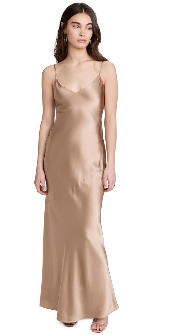 Serita Maxi V Neck Bias Dress | Shopbop