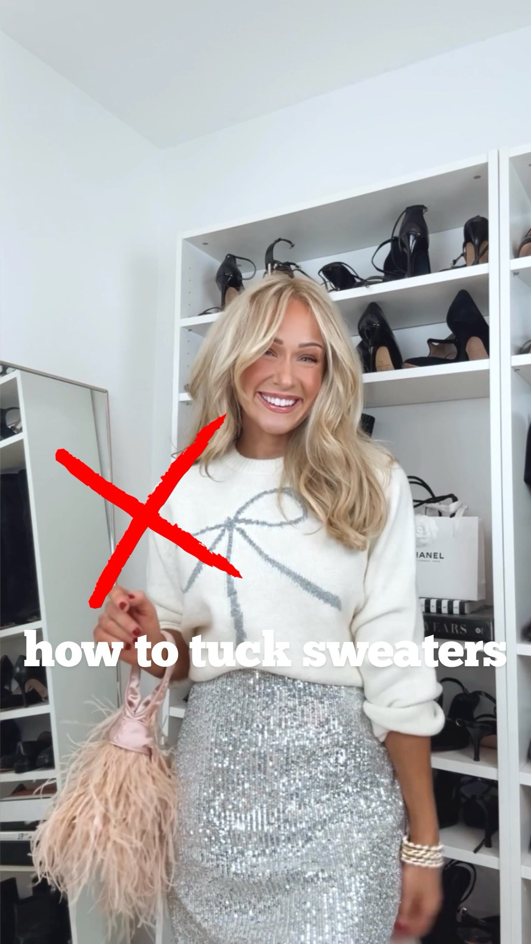 How to tuck sweaters into skirts ✨

#LTKStyleTip