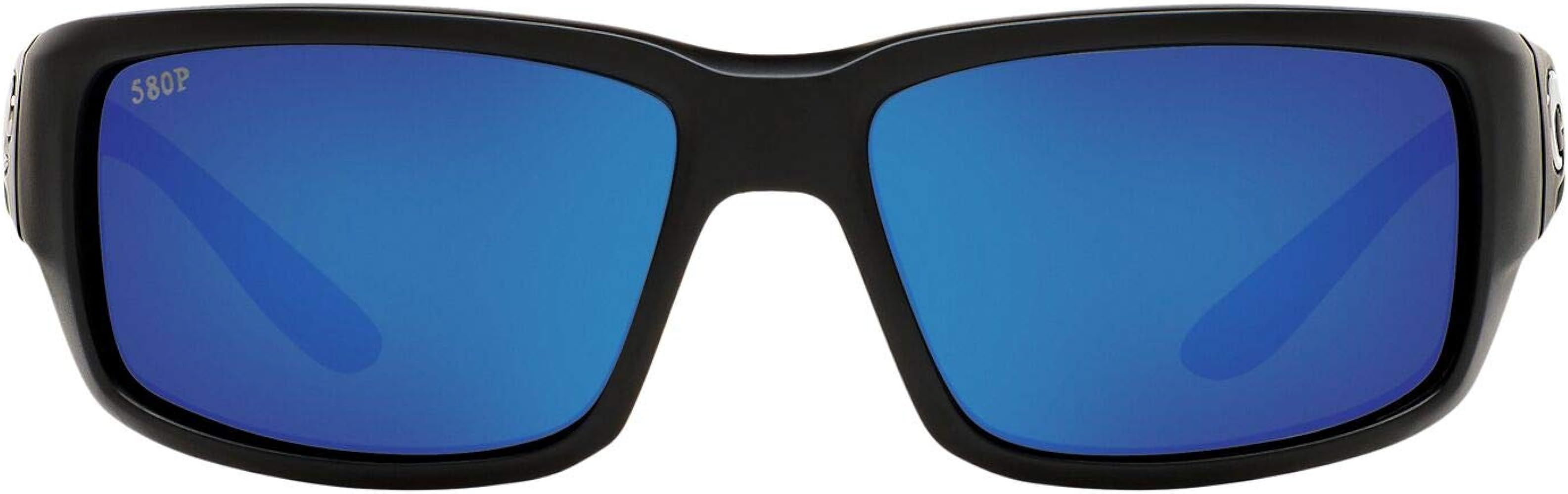 Costa Del Mar Men's Fantail 580p Rectangular Sunglasses | Amazon (US)