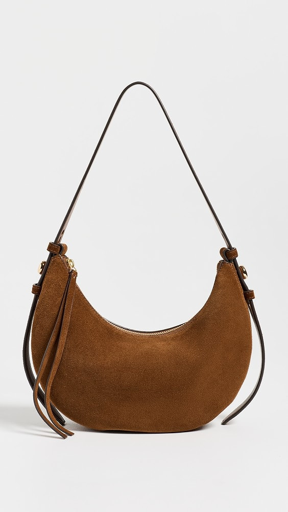Tory Burch Romy Suede Half Moon Bag | Shopbop | Shopbop