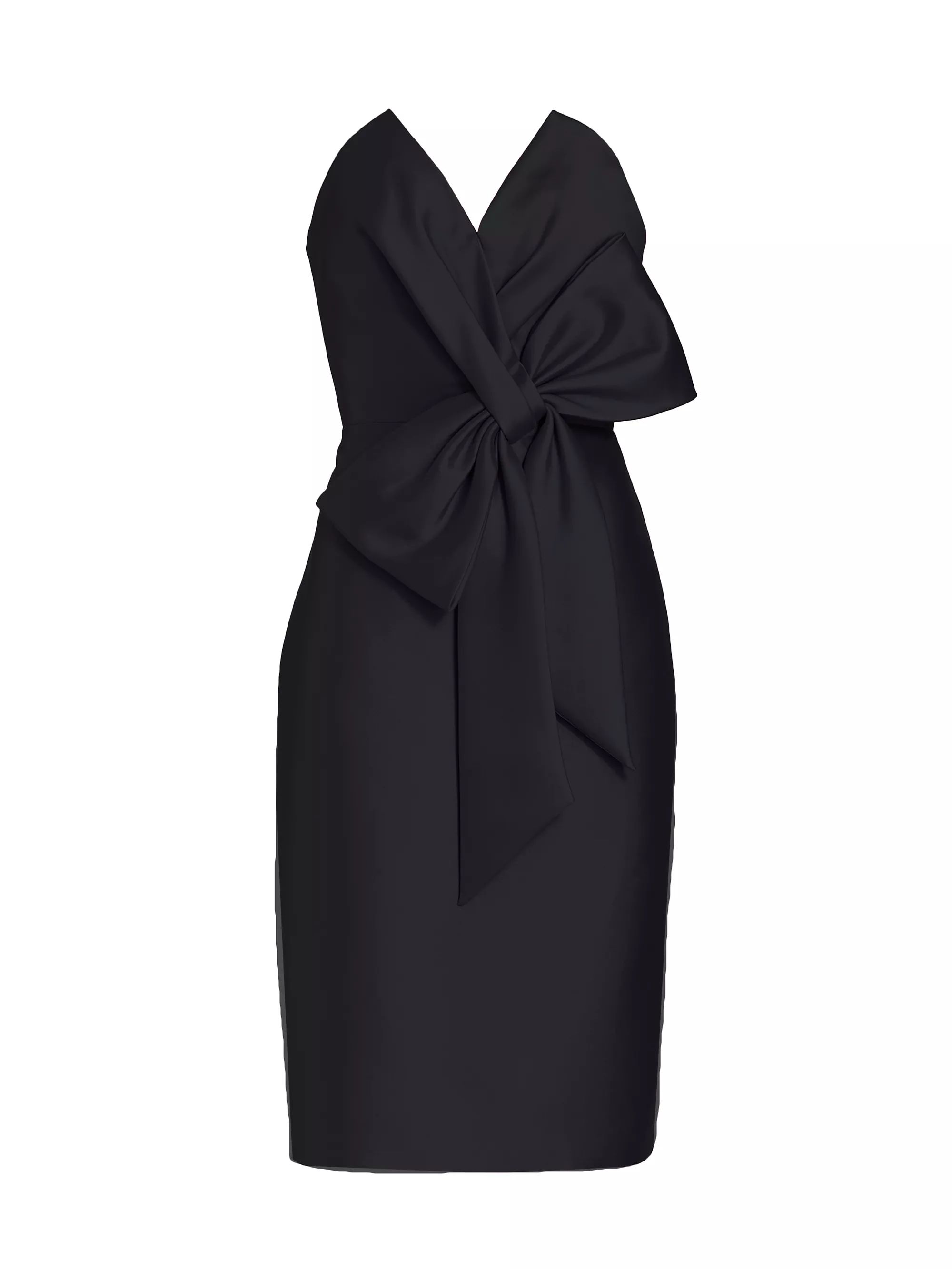 BlackAll DressesBadgley MischkaBow Front Mikado Dress$395
            
          20% Off $250+ wi... | Saks Fifth Avenue