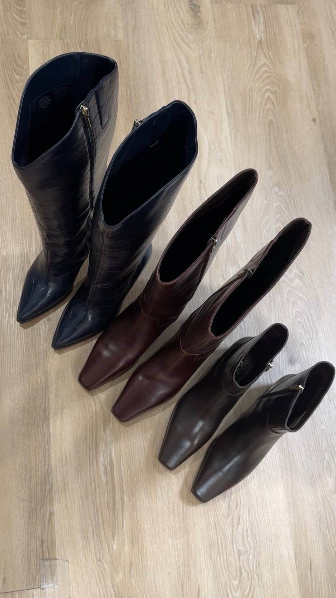One boot was never going to be enough. I picked three completely different @vincecamuto styles for fall: an unexpected navy tall boot, a rich burgundy riding boot, and a higher-shaft bootie.
Three different vibes, three different ways to change the whole attitude of an outfit. Which one are you picking: 1, 2 or 3? 👇🏾
Shop all three + the looks here.
 #VinceCamutoPartner #ad

#LTKootd #LTKSeasonal #LTKPlusSize