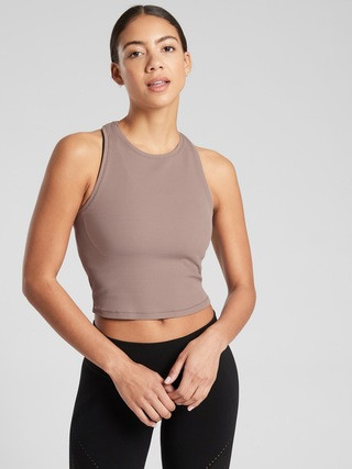 Shanti Crop Rib Tank | Athleta