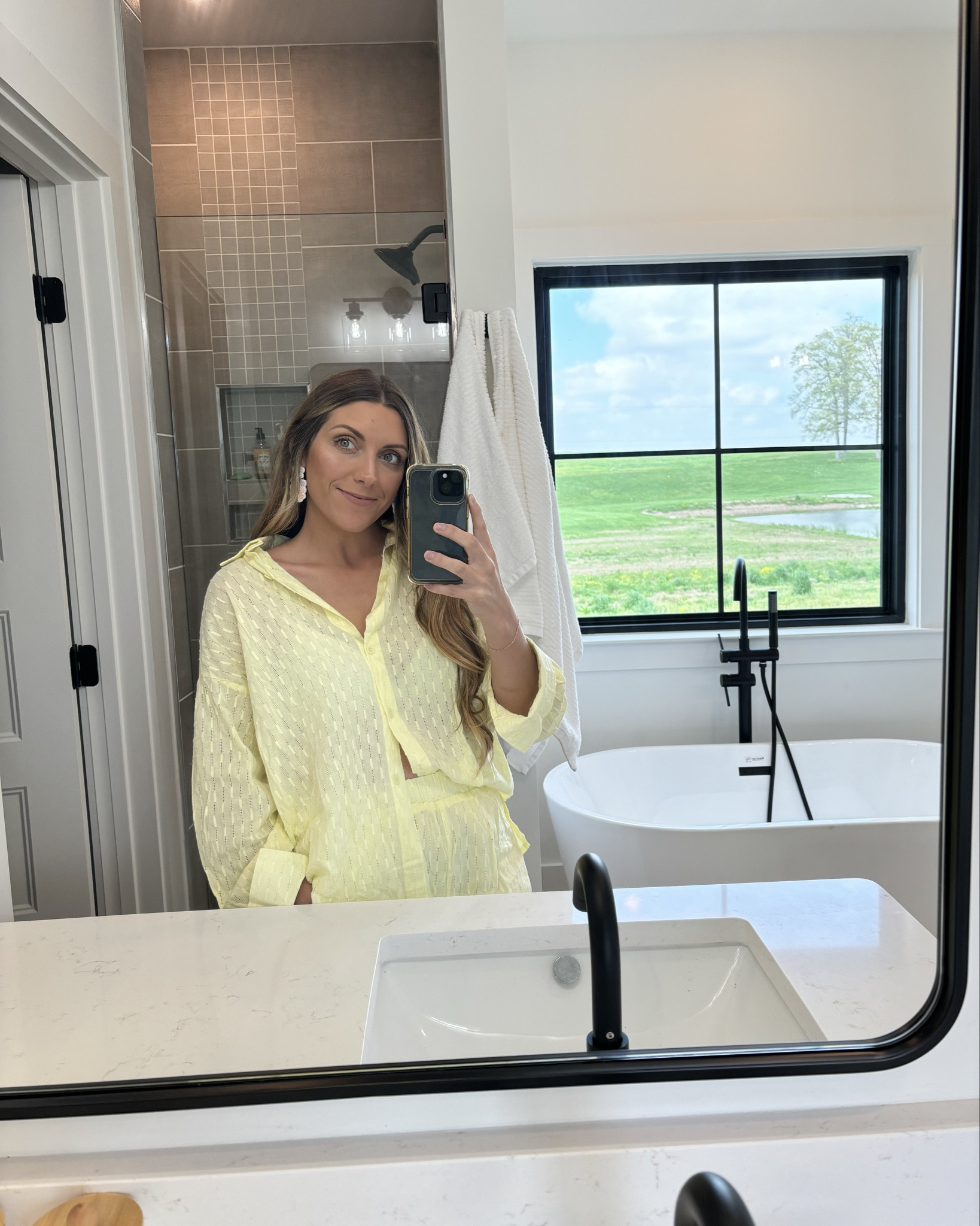 Amazon Summer Set! So soft, comfortable and affordable. 

Earring from one of my fav small shops on Etsy. 🌸 

#LTKfindsunder50 #LTKsalealert #LTKSeasonal