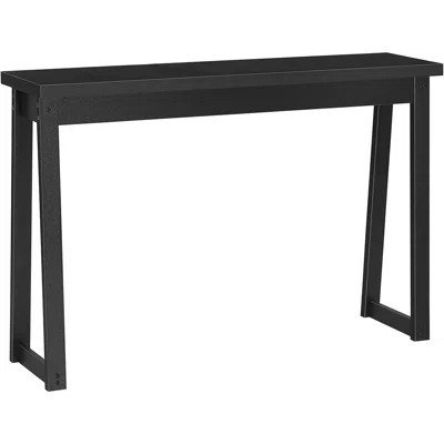 47.2'' Console Table For Entryway, Black Sofa Table Narrow Long, Behind Couch Table, For Living Room, Foyer, Corridor, Easy Assembly, Black CTBK12901 | Wayfair North America