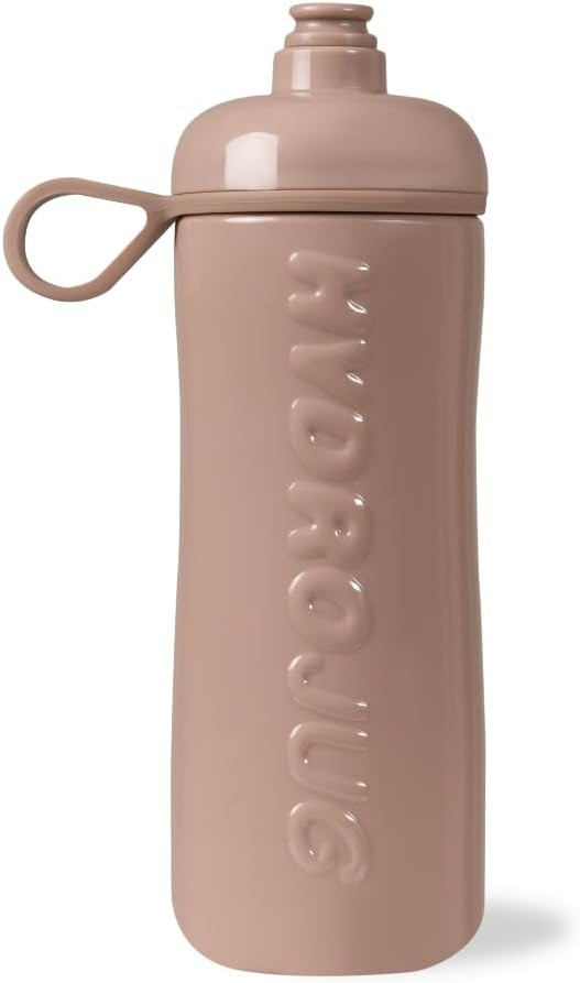 HydroJug Squeeze - 27oz Water Bottles, Sports Water Bottle with Push Cap, Quick & Easy Hydration, Gym Water Bottles, Easy Squeeze Bottle, Mauve | Amazon (US)