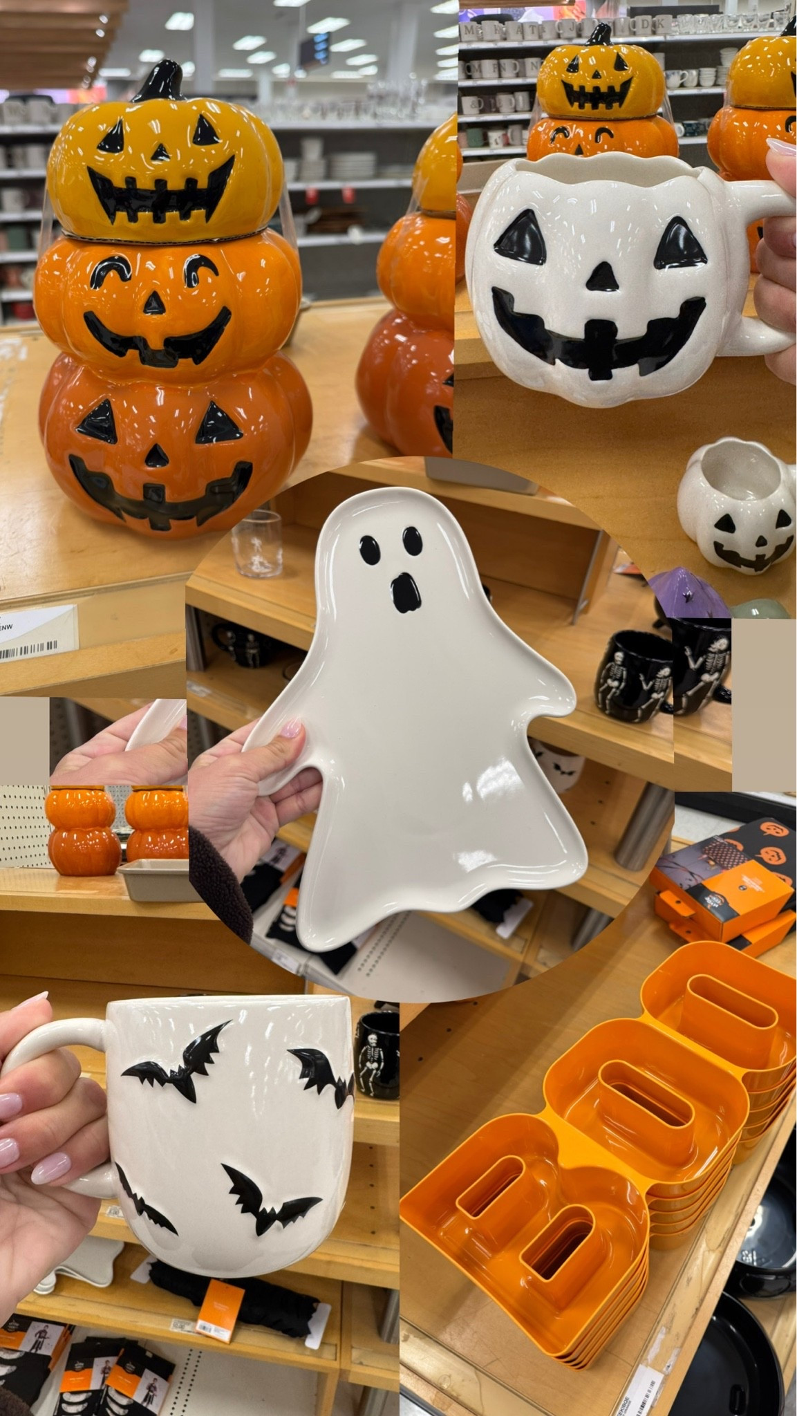 @Target Halloween table decor and mugs. Ghost plate, Halloween mug, pumpkin cookie jar

#LTKHome #LTKSeasonal