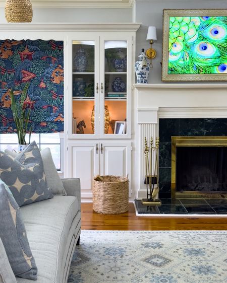 Living room, home decor, grandmillennial, throw pillows, area rug, table decor, Samsung framed tv

#LTKFind #LTKhome