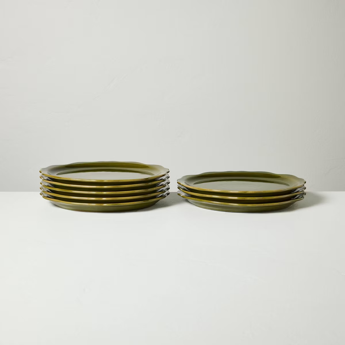 Set of 8 Carved Edge Salad Plates - Hearth & Hand™ with Magnolia | Target