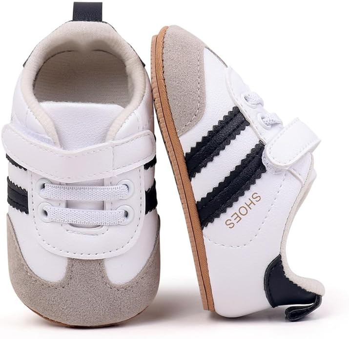 HsdsBebe Baby Boys Girls Oxford Shoes PU Leather Soft Rubber Sole Sneakers Anti-Slip Toddler Ankl... | Amazon (US)
