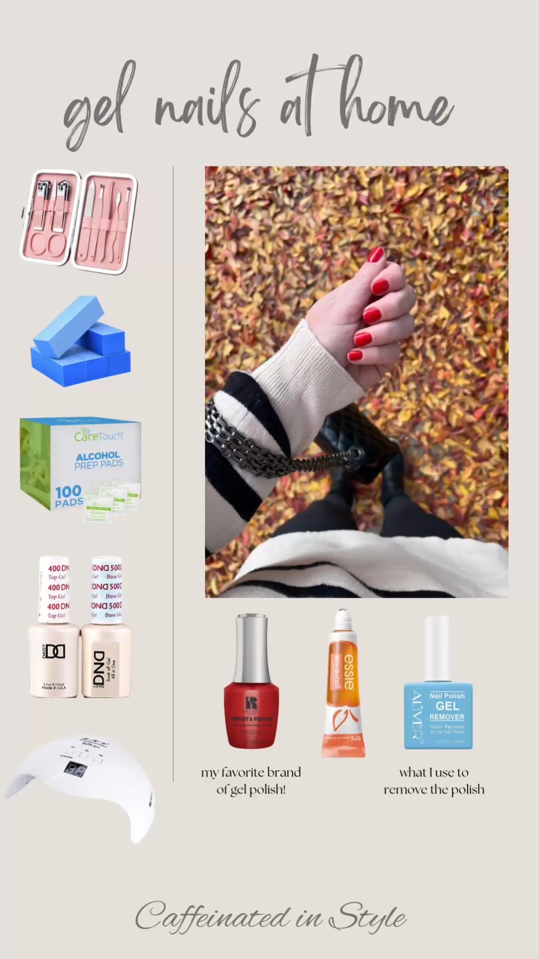 What I use to do my gel nails at home // on sale for Amazon Prime Day! My nails last up to 2 weeks 

Amazon prime, Amazon prime deals, prime day, beauty, gel nails at home, diy nails, how to, gel nails

#LTKBeauty #LTKSaleAlert #LTKStyleTip