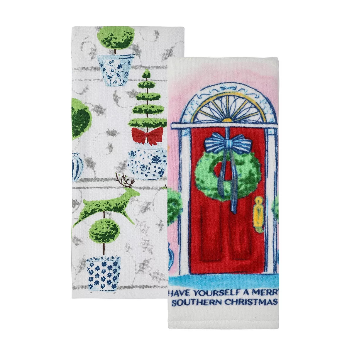 St. Nicholas Square® 2-Pack Front Door Kitchen Towels | Kohl's