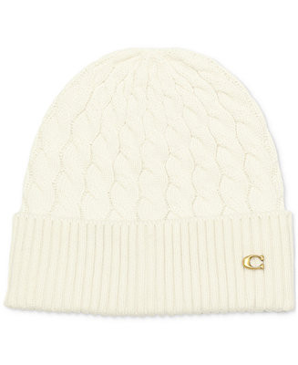 COACHSignature C Cable Knit Beanie4.8 (6) | Macy's