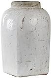 Zentique Tall Jar, Large, White | Amazon (US)