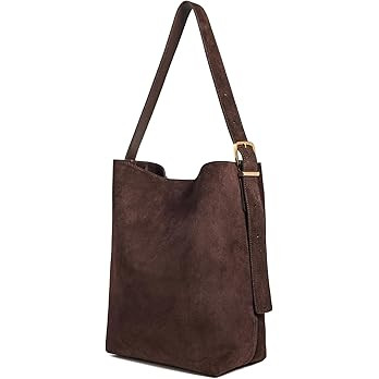 Madewell Women's The Essential Bucket Tote in Suede | Amazon (US)