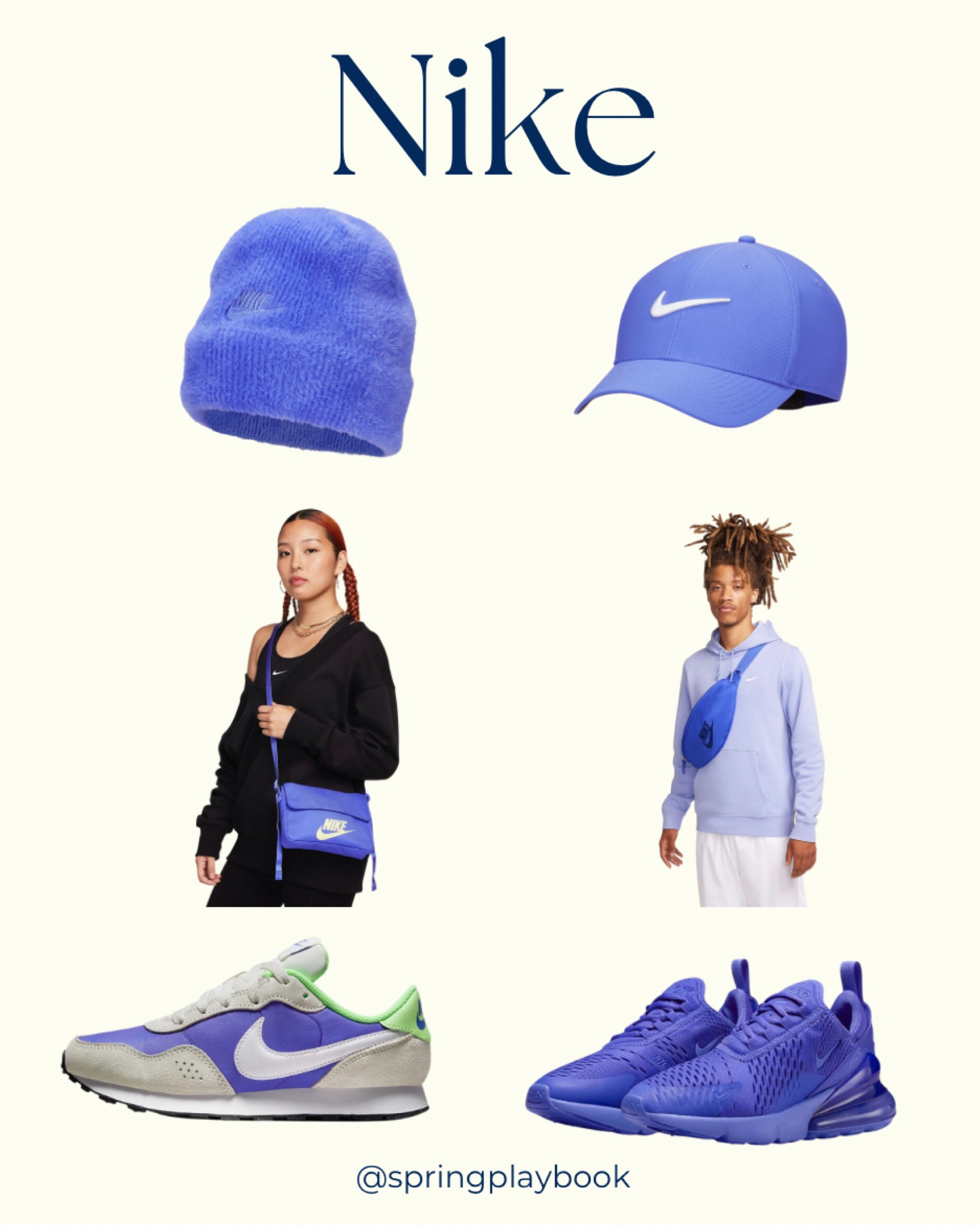 Nike has a new periwinkle for Springs! It’s a match to TCI’s Light Spring fan. But if you love periwinkle, you’ll love this!

#createdcolorful #createdcolorfulspring #hocspring #tcispring #pcaspring #lightspring #warmspring #truespring #brightspring #clearspring #paintboxspring #periwinkle #darkhyacinth #heliotrope #springperiwinkle

#LTKfitness #LTKshoecrush #LTKitbag