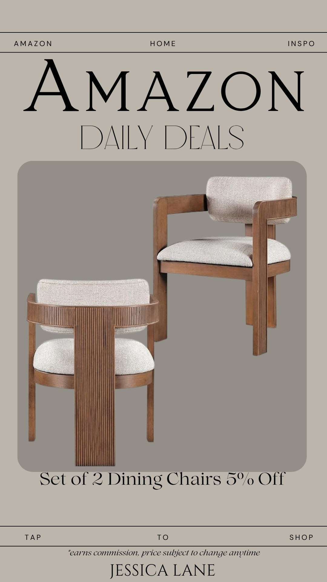 These curved upholstered dining chairs deliver that luxe Art Deco vibe for less. Stunning in any dining space.#DiningRoomDecor #AmazonFurniture #HomeStyle #LTKHome #DailyDeals

#LTKHome #LTKSaleAlert