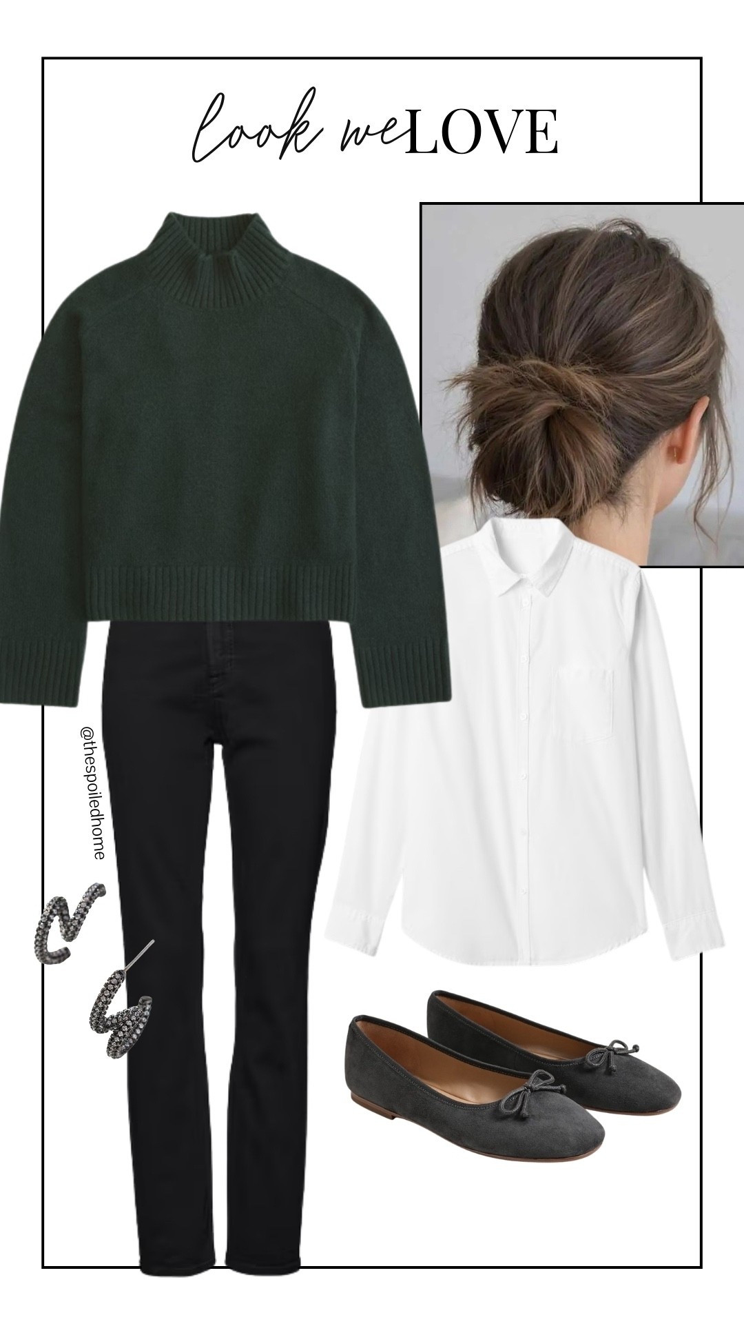 Layer this sweater with a white oxford for a classic look. Just a peek of the collar and bottom will show under this sweater. Pair it with flats and a casual chignon hairstyle, this can easily carry to the evening by simply adding a bit of sparkle with an earring! 

#LTKootd #LTKOver40 #LTKHoliday