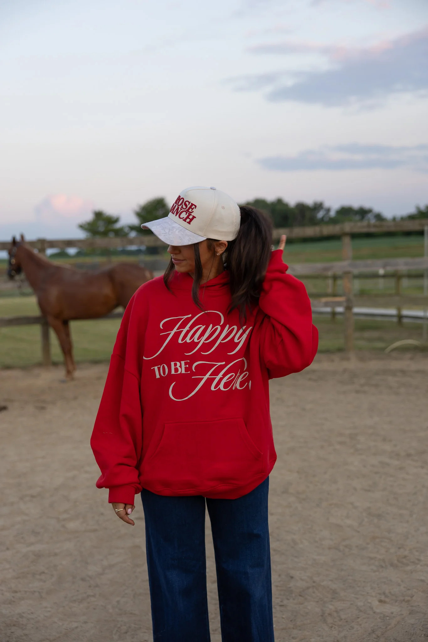 Happy To Be Here Hoodie | Rustler Hat Co.