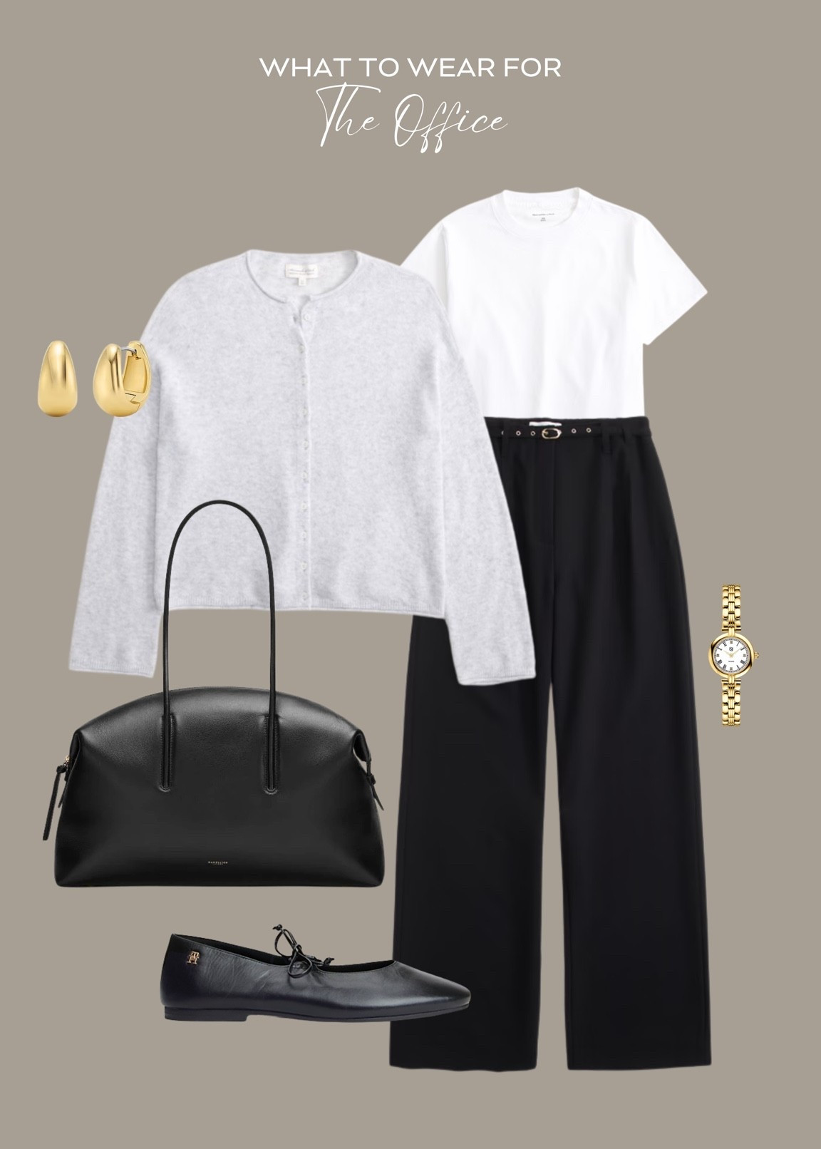 The office 💻  30% off the look with code: AFxLTK 🙌 

Workwear, black pants trousers, Abercrombie, grey cardigan, transitional season basics

#LTKuk #LTKautumn #LTKworkwear