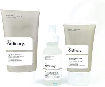 The Ordinary The Daily Set (3 Pcs: Squalane Cleanser - Hyaluronic Acid 2% + B5 - Natural Moisturi... | Amazon (US)