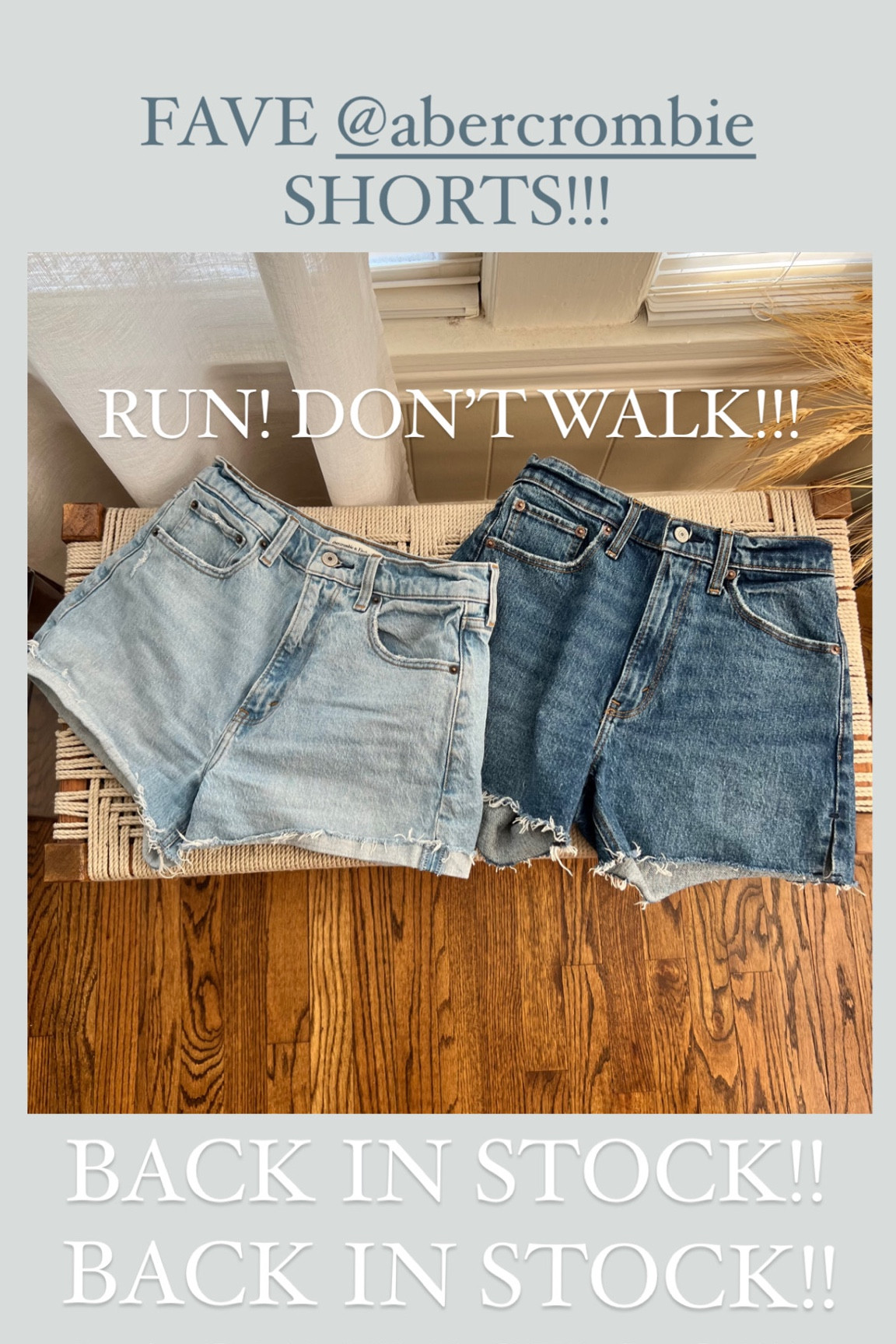 FAVORITE SHORTS EVER. ARE FINALLY BACK!!!! 

#LTKunder100 #LTKSeasonal #LTKFind