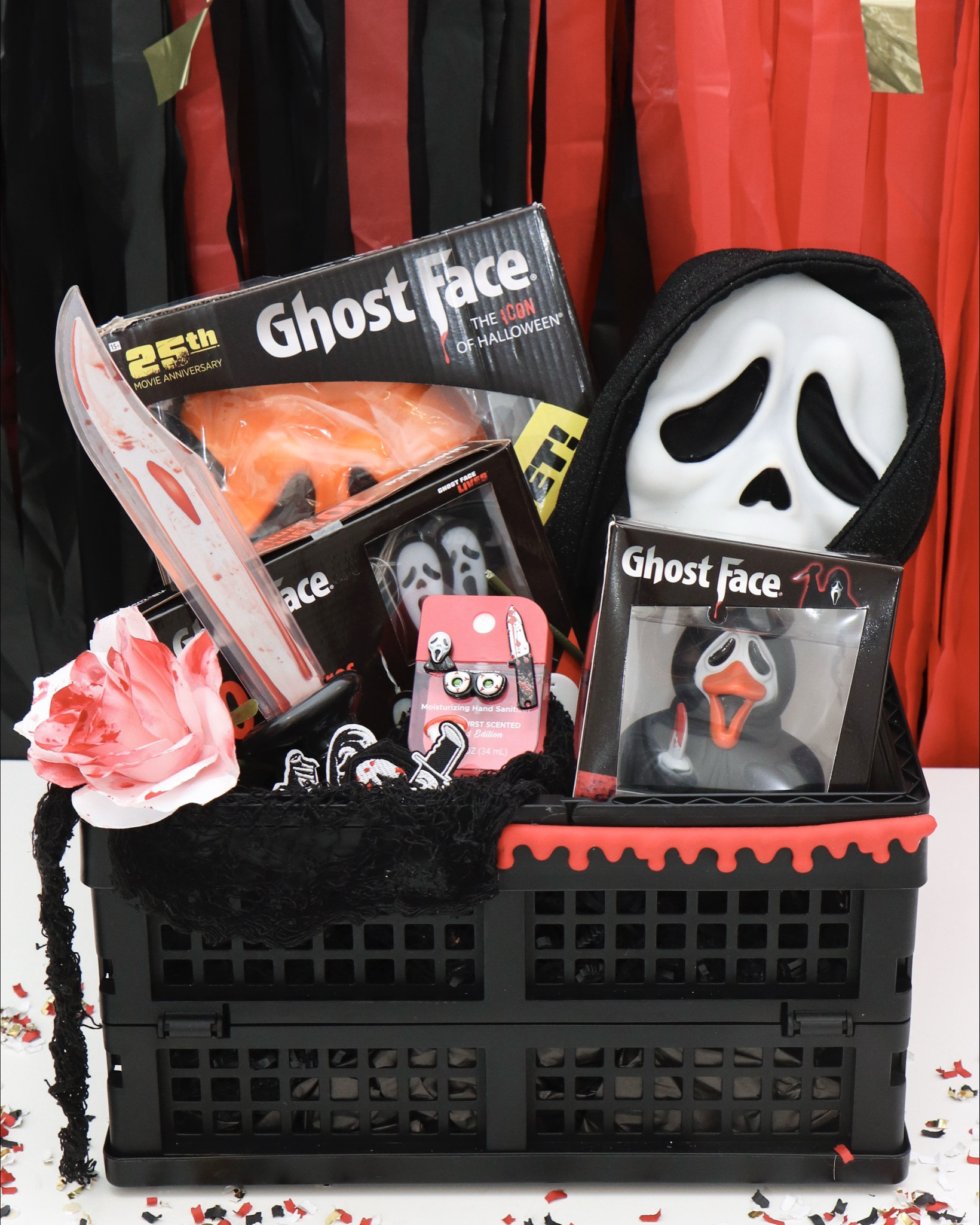 👻 They’ll never see this coming…
Meet the Ghostface gift basket—equal parts scary and sweet 🎁🔪
Perfect for horror lovers who already own every mask, poster, and DVD.
It’s easy to build, impossible to forget, and guaranteed to get a scream.
Would you dare gift it? 😱
#ghostface #halloweengiftideas #boobasket #spookyseason #horrorlover #halloweendiy #scarycute

#LTKSeasonal #LTKGiftGuide #LTKHalloween