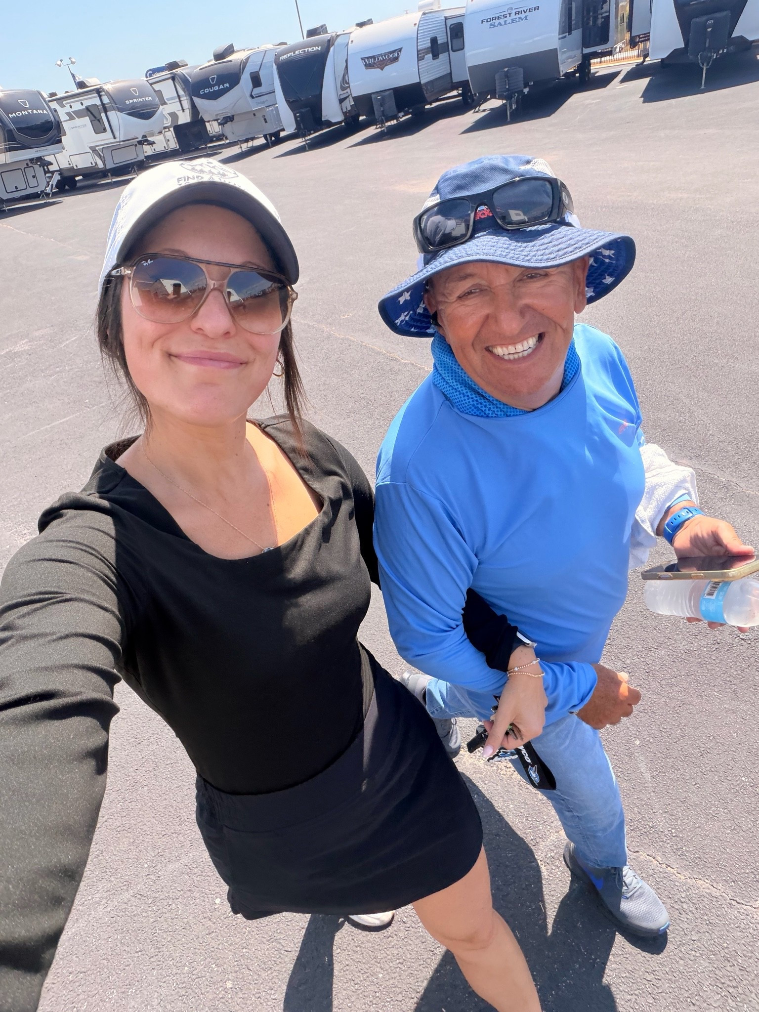 RV strolls with Victor + my daily attire as an RV consultant 🖤 I have this skirt & top in so many colors; & buy on repeat!

#LTKSeasonal #LTKWorkwear #LTKootd