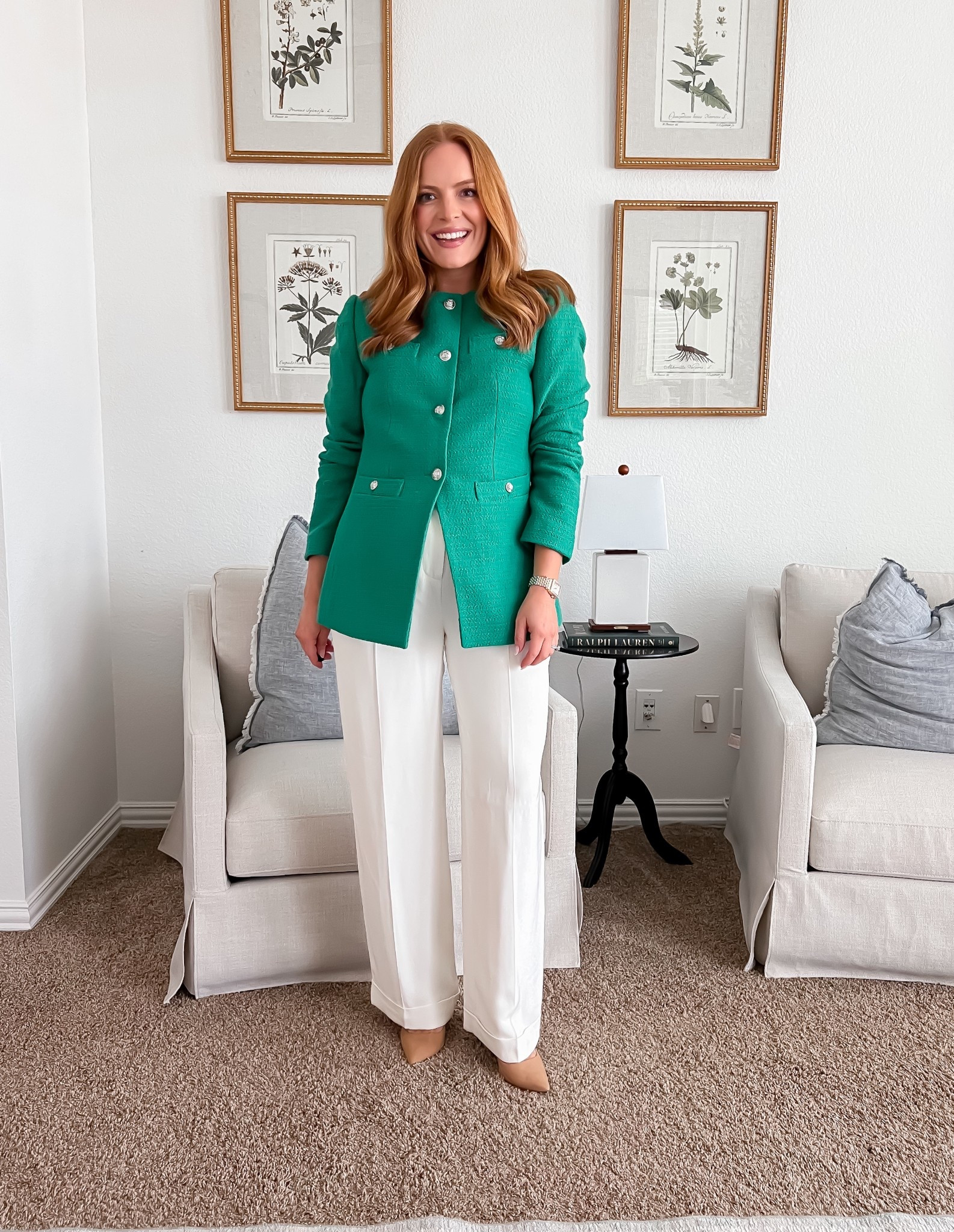 I cannot get over how chic and adorable this green tweed blazer is! It’s absolutely perfect for spring. 

#LTKStyleTip #LTKWorkwear #LTKSeasonal